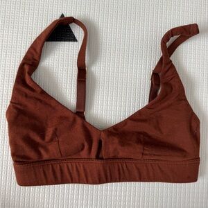 Knickey/Subset organic keyhole bralette, Bon Bon, XXS